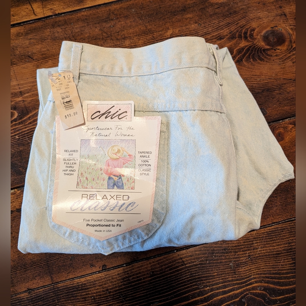 Vintage Chic Relaxed Classic Jeans, Size 20, NWT